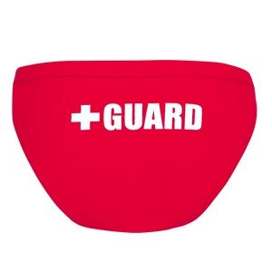 Blarix Large + Guard Hipster Swim Bottom Lifeguard NWT